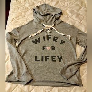 Cute grey hoodie